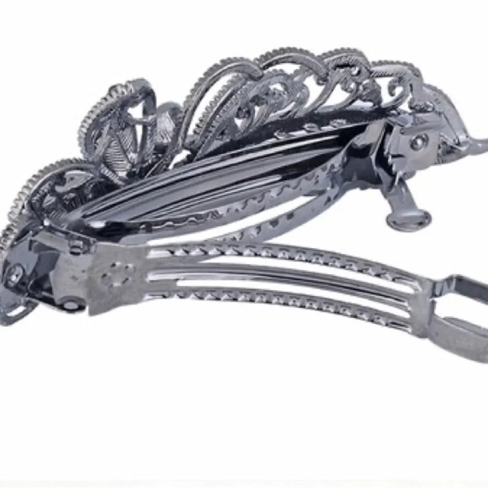 Single Retro Hair Accessories Barrettes For Women Crystal Flower